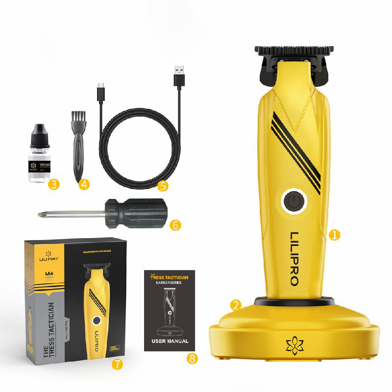 Perfiladora Profesional Zero Gap con Cuchilla T DLC, Motor 7.200 RPM y Batería Recargable • LILIPRO M4