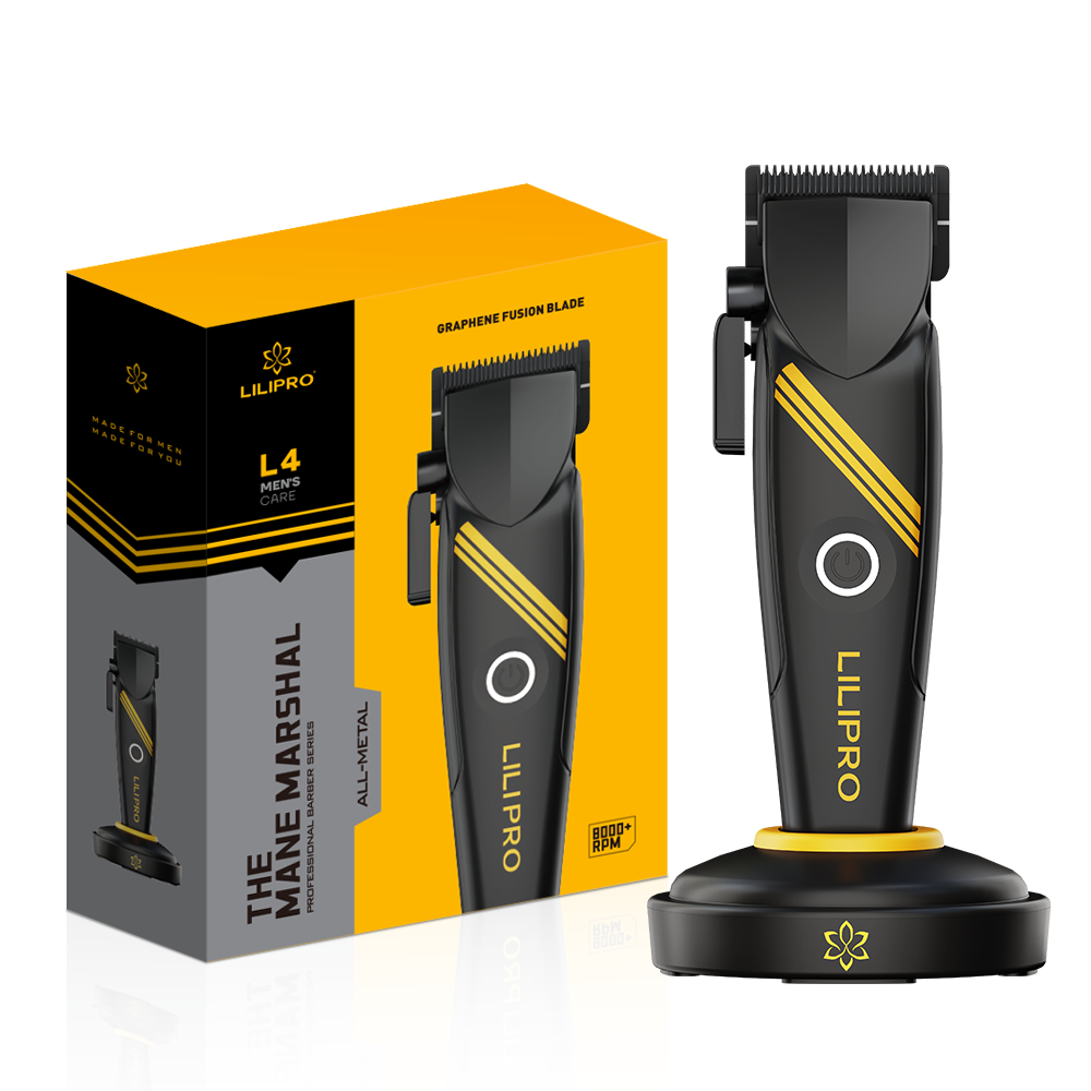 Máquina de Cortar Cabello Profesional Inalámbrica para Barberos con Hoja DLC y Motor 8.000 RPM • LILIPRO L4