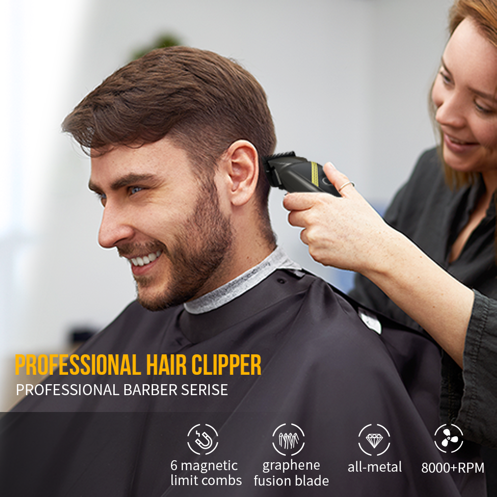Máquina de Cortar Cabello Profesional Inalámbrica para Barberos con Hoja DLC y Motor 8.000 RPM • LILIPRO L4