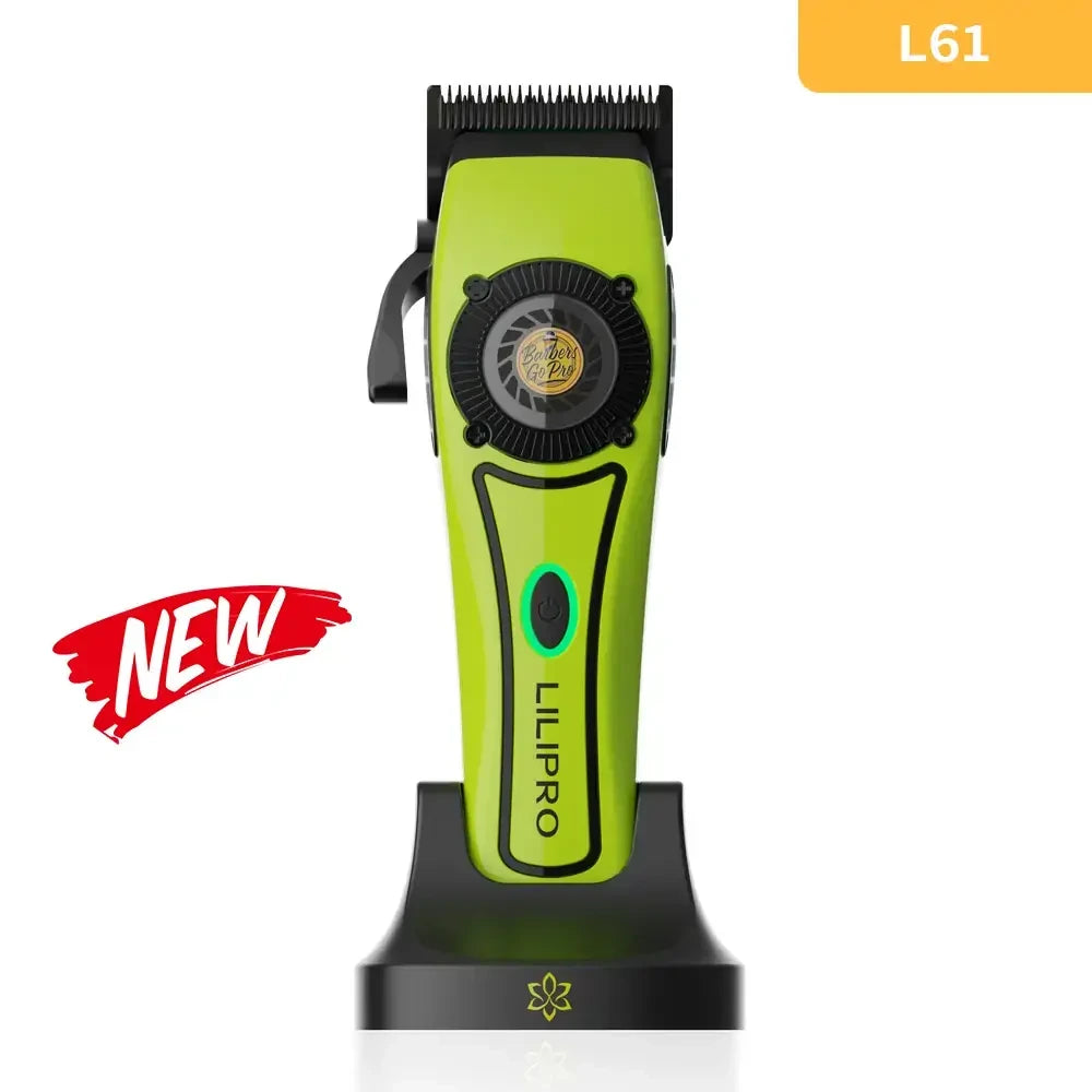Máquina de Cortar Cabello Profesional con Sistema de Refrigeración, Hoja Cerámica DLC y Motor 8.500 RPM • LILIPRO L61