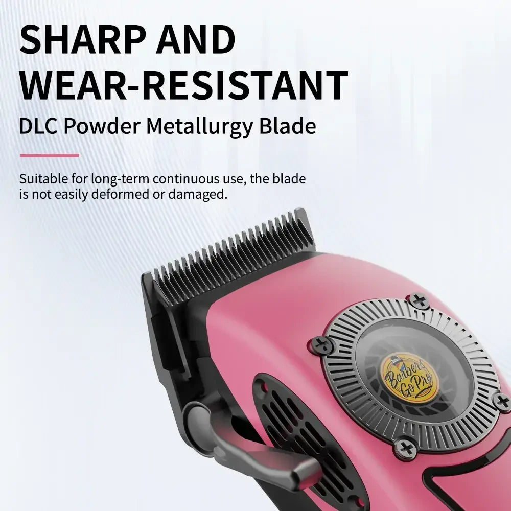 Máquina de Cortar Cabello Profesional con Sistema de Refrigeración, Hoja Cerámica DLC y Motor 8.500 RPM • LILIPRO L61