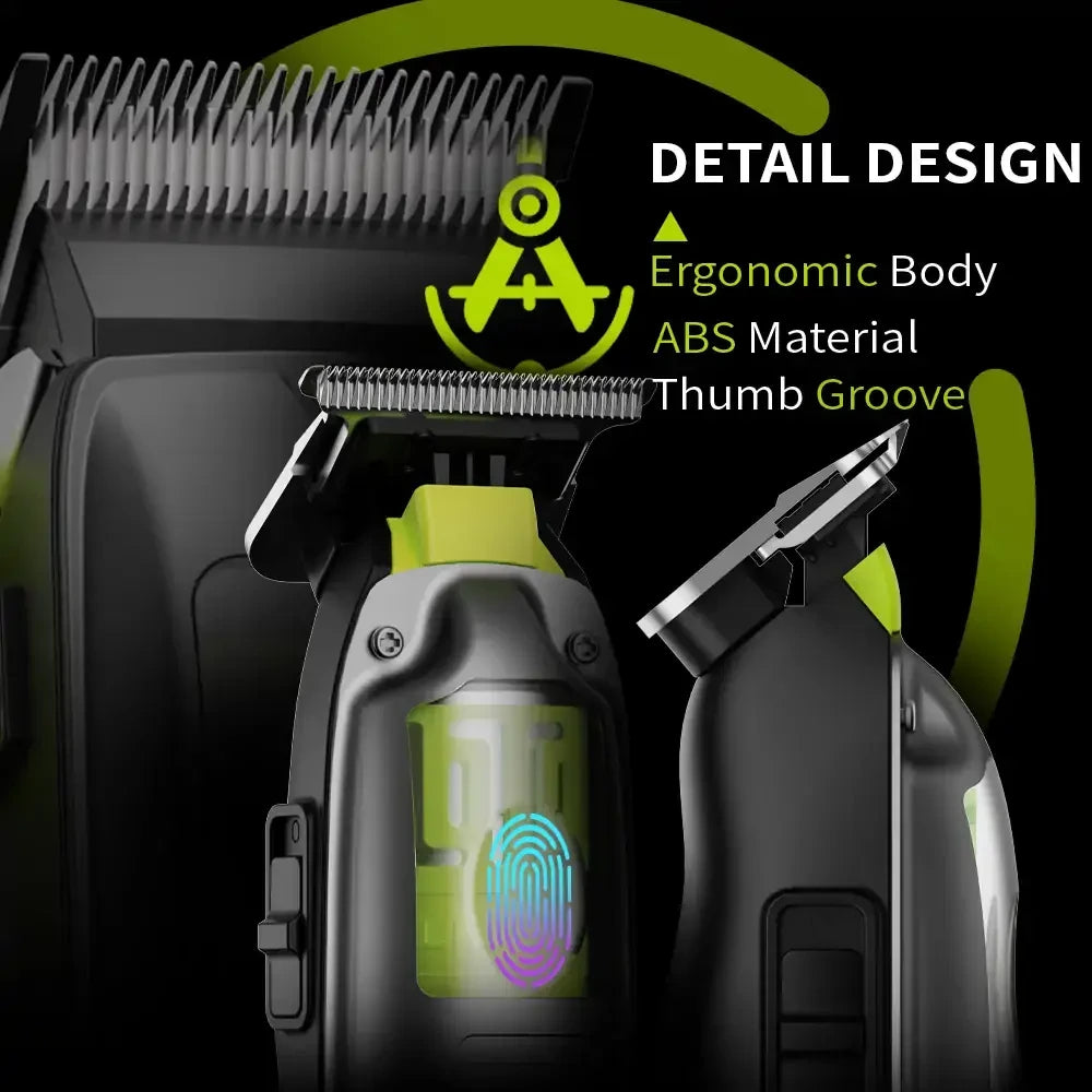 Máquina de Cortar Cabello Profesional con Batería Extraíble, Hoja DLC y Motor 6.800 RPM • LILIPRO L52