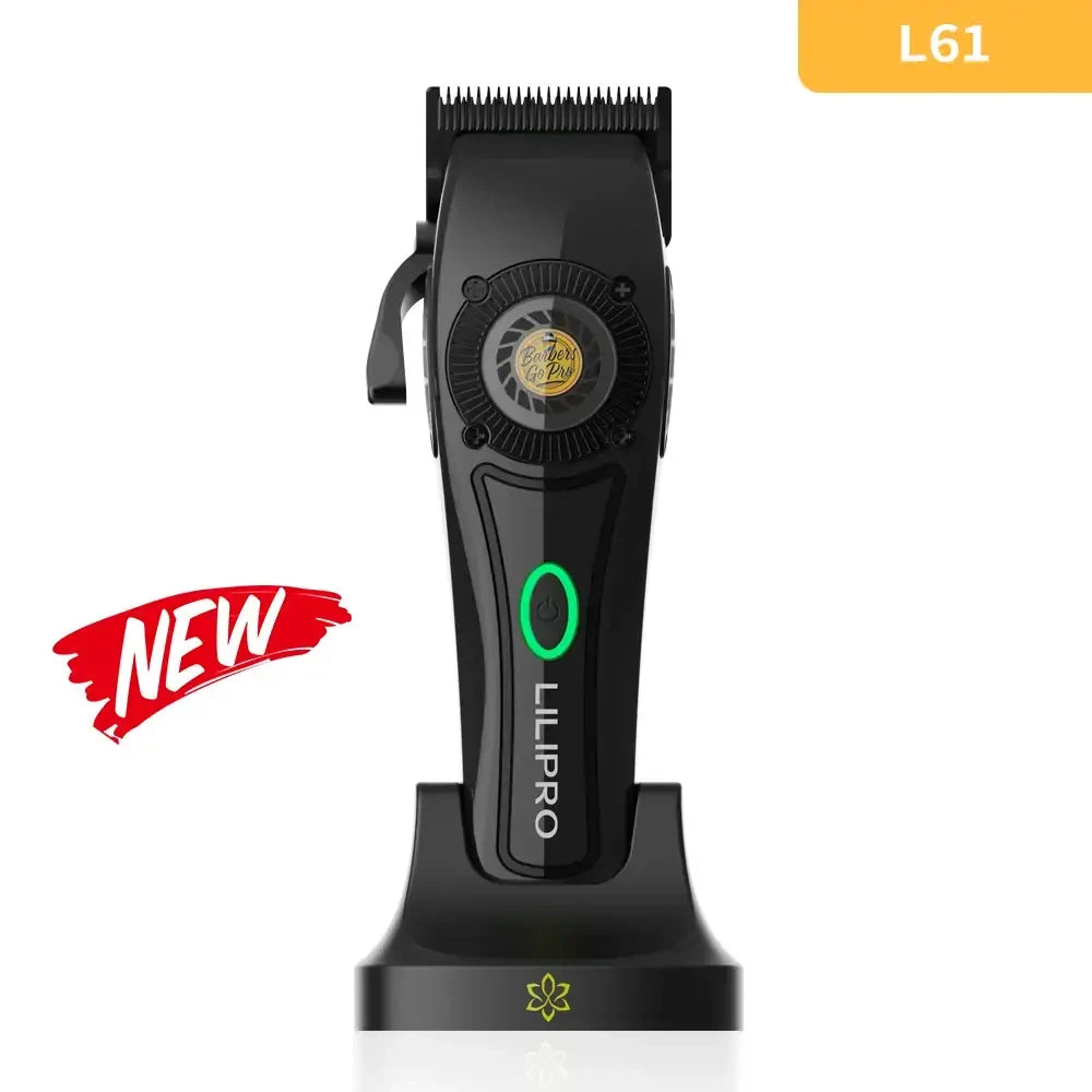 Máquina de Cortar Cabello Profesional con Sistema de Refrigeración, Hoja Cerámica DLC y Motor 8.500 RPM • LILIPRO L61